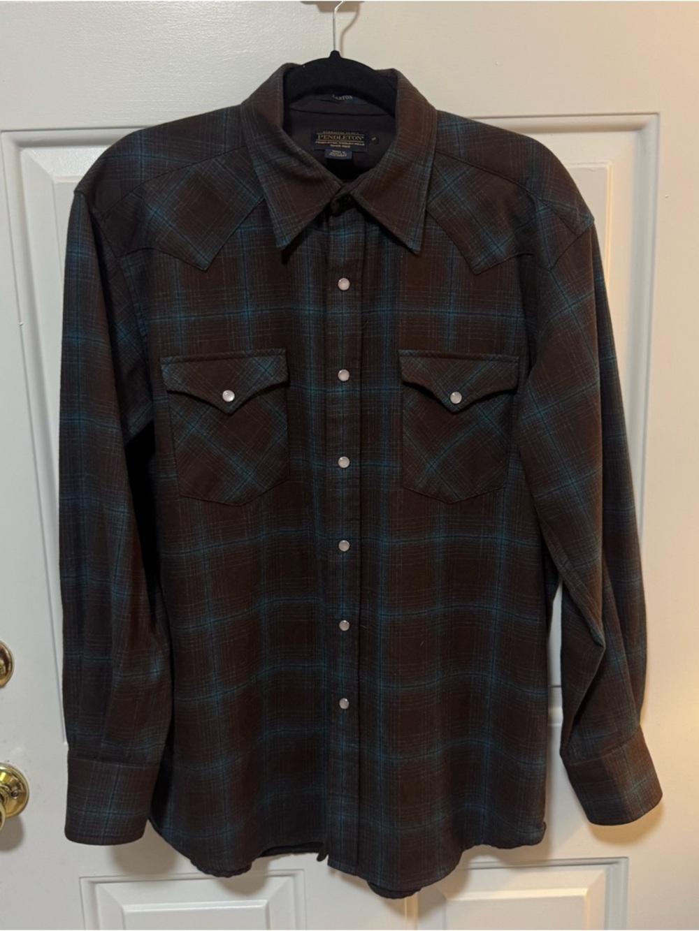 Pendleton Canyon Pearl Snap Shirt Men’s Size medium Multicolor